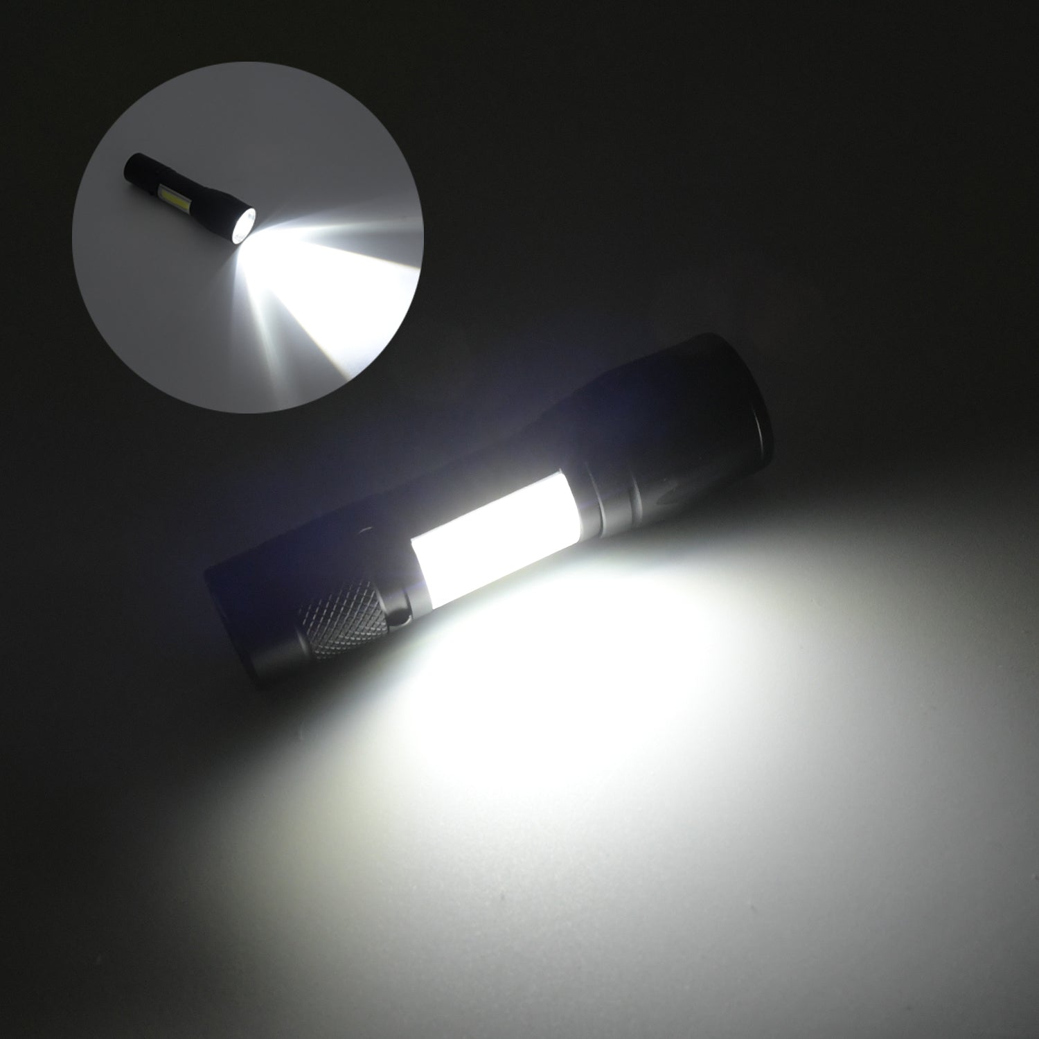 7526 LED Flashlight Rechargeable USB Mini Torch, Ultra Brightest Zoom Flash Light Handheld Pocket Compact Portable Tiny Lamp with COB Side Lantern, High Power Tactical Travel Emergency Flashlights 7526 LED Flashlight Rechargeable USB Mini Torch, Ultra Brightest Zoom Flash Light Handheld Pocket Compact Portable Tiny Lamp with COB Side Lantern, High Power Tactical Travel Emergency Flashlights